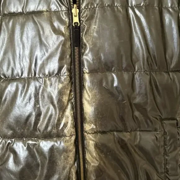 CrewCuts Girls' reversible puffer Hoodie Jacket with Prima Loft Blue XL - Picture 9 of 16